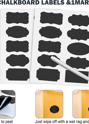 Extra Large 7qt / 6.5L/220oz Tall Food Storage Containers, WIDE & DEEP, 4-Piece Plastic Airtight Kitchen Pantry Storage Containers for Flour, Sugar, with 4 Measuring Cups,20 Labels