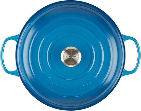 Le Creuset Enameled Cast Iron Signature Braiser, 3.5 qt., Marseille