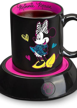 Disney DMG-18 Minnie Mouse Mug Warmer, Black/Pink