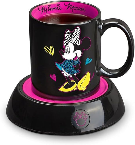 Disney DMG-18 Minnie Mouse Mug Warmer, Black/Pink