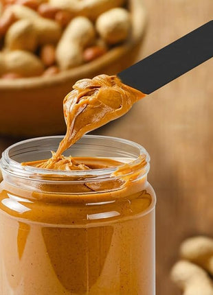 OVENTE Silicone Spatula Set of 5, Food Grade Rubber Spatula with High Heat Resistant, BPA-Free and Dishwasher Safe, Nonstick Kitchen Utensils for Baking, Cooking and Mixing, Black SP12305B