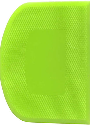 Dough Bowl Spatula & Stainless Steel Bench Scraper/Chopper,Multipurpose Kitchen Pastry Cutter Tool - Set of 3 Pieces