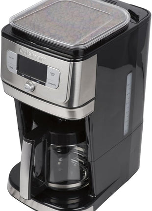 Cuisinart DGB-800C Fully Automatic 12-Cup Burr Grind & BrewTM Coffeemaker, Black/Silver, 1 Count, Silver