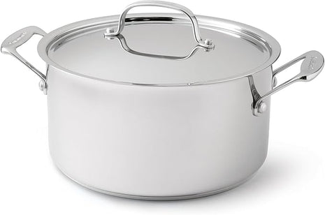 Cuisinart 744-24 Chef's Classic Stainless Stockpot with Cover, 6-Quart,Silver