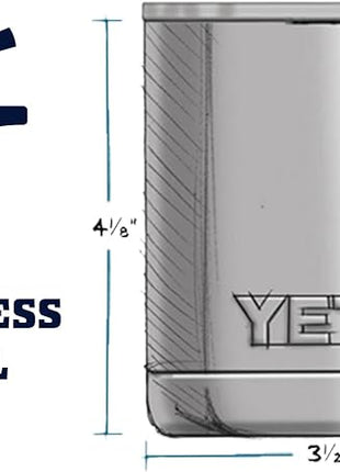 YETI Rambler 10 oz Lowball, Vacuum Insulated, Stainless Steel with MagSlider Lid