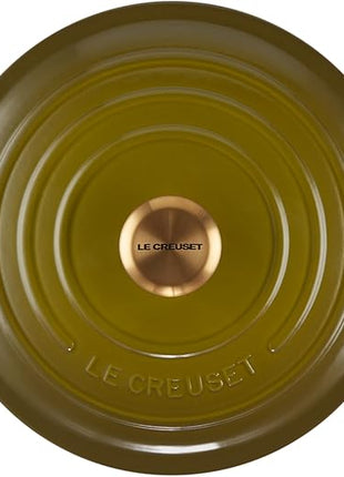 Le Creuset Enameled Cast Iron Signature Round Dutch Oven, 5.5 qt., Olive