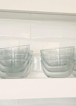 Anchor Hocking 6-Inch Presence 24 oz. Glass Bowl (12-pieces, clear, microwave and dishwasher safe)