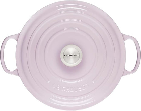 Le Creuset Enameled Cast Iron Signature Round Dutch Oven, 7.25 qt., Shallot
