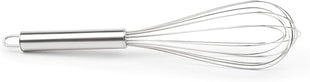 Fox Run 5830 Set of 3 Stainless Steel Wire Balloon Whisks, 8", 10" and 12-Inch
