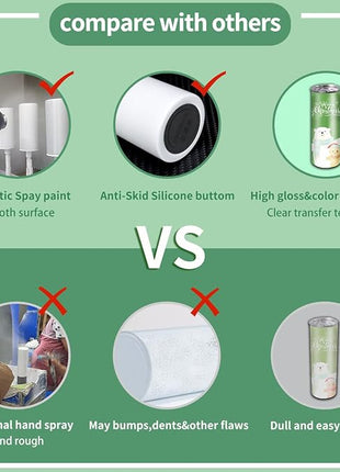 8 Pack Straight Sublimation Tumblers bulk 20 oz Skinny,Stainless Steel Double Wall Insulated Tumbler Cups Blank White with Lid, Straw, Individually Boxed,Polymer Coating for Heat Transfer