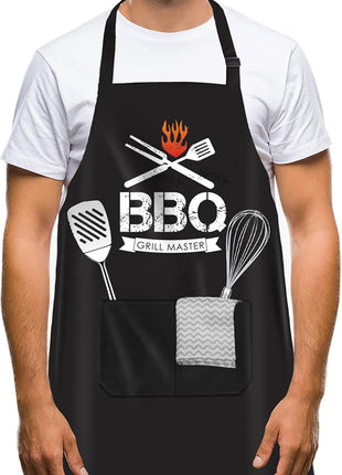 Funny Cooking Aprons for Men Gifts for Dad Husband Boyfriend Brother Unique Birthday Gifts for Men Women BBQ Grilling Apron