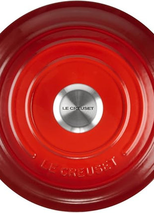 Le Creuset Enameled Cast Iron Signature Round Dutch Oven, 4.5 qt., Cerise