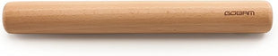 GOBAM Wood Rolling Pin, Small - Dough Roller for Pasta, Cookies, Pie, Pizza, Chapati, Fondant, Rolling Pins for Baking, Bread Making Tools and Supplies - 11 x 1.38 Inches