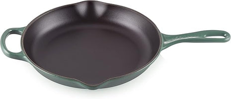 Le Creuset Enameled Cast Iron Signature Iron Handle Skillet, 10.25", Artichaut