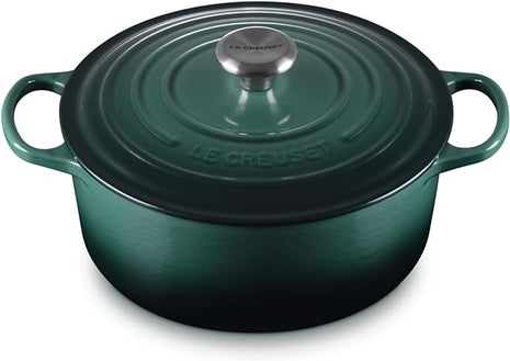 Le Creuset Enameled Cast Iron Signature Round Dutch Oven, 5.5 qt., Artichaut