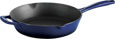 Tramontina Bestow Enameled Cast Iron Skillet, 10-inch Frying Pan, Blue