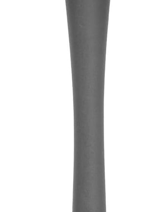 Tovolo Flex-Core All Silicone Spatula Turner, Tapered Edge, Ergonomic Handle, Heat Resistant, Charcoal