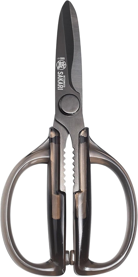 MITSUMOTO SAKARI Heavy Duty Japanese Kitchen Scissors, Multipurpose Detachable Stainless Steel Kitchen Shears, Sharp Cooking Scissors for Meat, Fish, Nuts, Vegetables