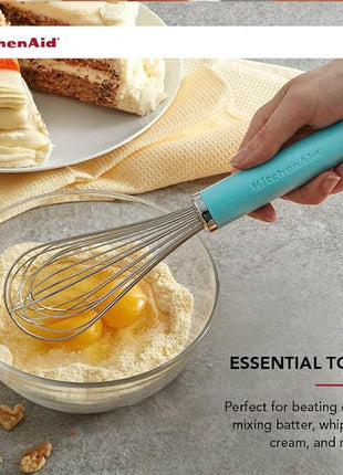 KitchenAid Gourmet Utility Whisk, 10.5-Inch, Matte Aqua Sky
