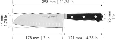 Henckels CLASSIC 7-inch Hollow Edge Santoku Knife
