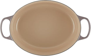 Le Creuset Enameled Cast Iron Signature Oval Dutch Oven, 9.5 qt., Oyster