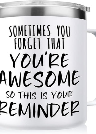 NOWWISH Gifts for Women, Inspirational Gifts, Thank You Appreciation Birthday Gifts for Coworker, Teacher, Mom, Wife, Sister - White