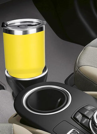 SYACOT 30oz Tumbler Double Wall Stainless Steel Vacuum Insulated Travel Mug with Splash-Proof Lid Metal Straw and Brush