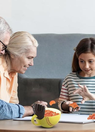 MAX'IS Creations The Softball Mug with a Glove, Softball Gifts for Girls 8-12 12-14 Coach Gifts Mom Gift Kids Christmas Gift Stuff, Novelty Ceramic Big Funny Coffee Mug 16oz