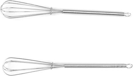 Fox Run Chrome Mini Whisk, 7.25 x 1.25 x 1.25 inches, Metallic