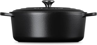 Le Creuset Enameled Cast Iron Signature Oval Dutch Oven, 8 qt., Licorice