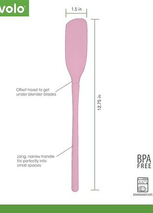 Flex-Core All Silicone Blender Spatula - Heat-Resistant Spatulas for Kitchen Use, Dishwasher Safe & BPA-Free