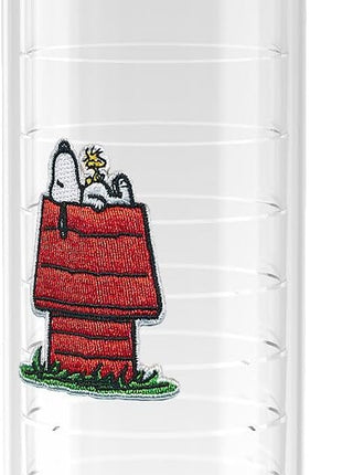 Tervis Peanuts Best Buddies Collection Snoopy Woodstock House Made in USA Double Walled Insulated Tumbler Travel Cup Keeps Drinks Cold & Hot, 24oz Venture Lite Water Bottle, House