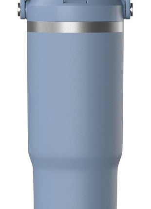 Hydrapeak Nomad 32 oz Tumbler with Handle and Straw Lid, Leakproof, Double Insulated, 32oz Cup Stainless Steel (Modern Blue)