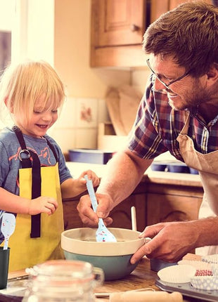 Silicone Spatula Set 6 Piece Heat Resistant Rubber Spatulas Set for Baking Cooking and Mixing Kitchen Utensils Seamless One Piece Spatula with Stainless Steel Core Nonstick Dishwasher Safe