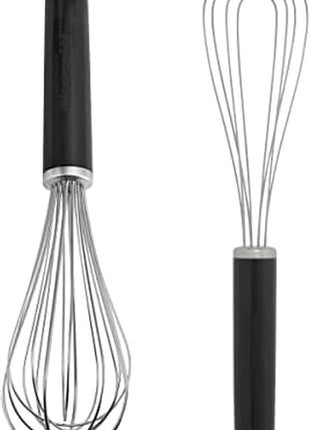 KitchenAid Utility and Flat Whisk Set, Set Of 2, Black