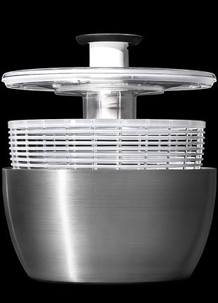 OXO Good Grips Stainless Steel Salad Spinner, 6.34 Qt. (Pack of 4)