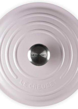 Le Creuset Enameled Cast Iron Signature Round Dutch Oven, 5.5 qt., Shallot