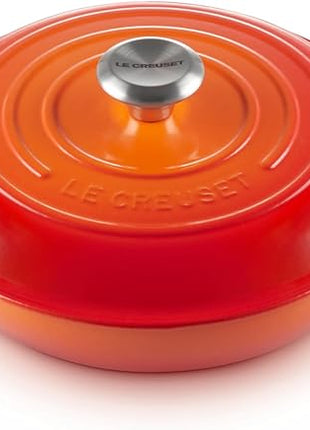 Le Creuset Enameled Cast Iron Signature Braiser, 2.25 qt., Flame