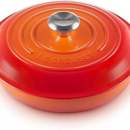 Le Creuset Enameled Cast Iron Signature Braiser, 2.25 qt., Flame
