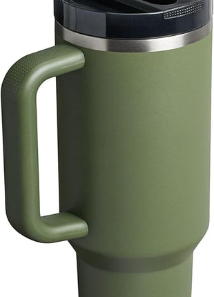 STANLEY Quencher ProTour Flip Straw Tumbler with Leakproof Lid | Built-In Straw & Handle | Cupholder Compatible for Travel | Insulated Stainless Steel Cup | BPA-Free