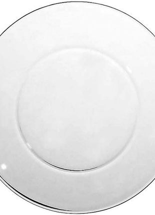 Anchor Hocking 10 Inch Glass Plates, Set of 12 Glass Dinner Plates