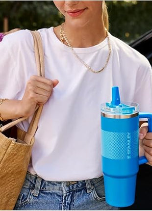 STANLEY Quencher ProTour Flip Straw Tumbler with Leakproof Lid | Built-In Straw & Handle | Cupholder Compatible for Travel | Insulated Stainless Steel Cup | BPA-Free
