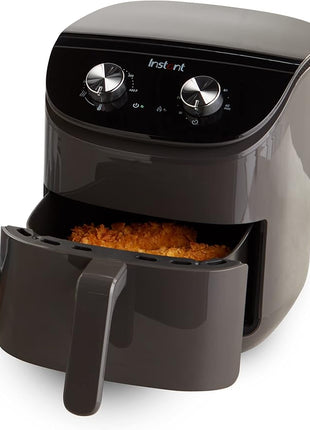Instant Pot Essentials 4QT Air Fryer with EvenCrisp Technology that Crisps and Reheats, Easily Adjust Time & Temperature For Quick Meals, 100+ In-App Recipes, from the Makers of Instant Pot, Black