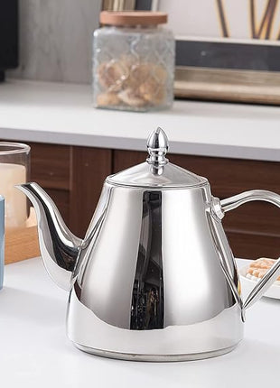 SANQIAHOME Stainless Steel Teapot with Infuser 1200ml