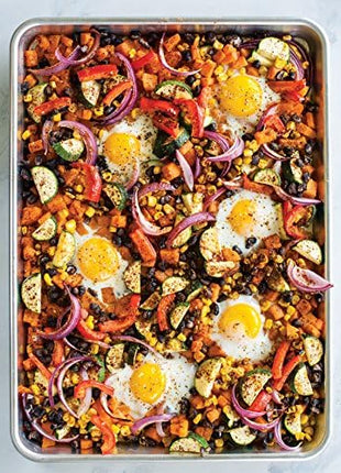 Nordic Ware Naturals Half Sheet - USA Made Aluminum Commercial Quality Sheet Pan for Baking or Roasting, Encapsulated Galvanized Steel Rim Prevents Warping, 2-Pack