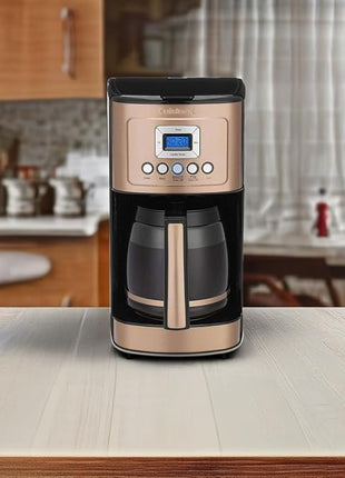 Cuisinart Coffee Maker, 14-Cup Glass Carafe, Fully Automatic for Brew Strength Control & 1-4 Cup Setting, Stainless Steel, DCC-3200CP, Copper