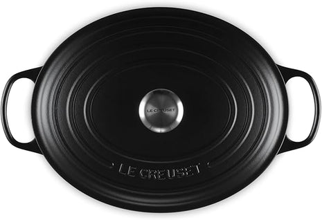 Le Creuset Enameled Cast Iron Signature Oval Dutch Oven, 8 qt., Licorice