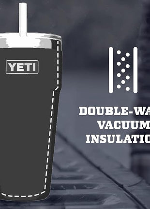 YETI Rambler 26 oz Straw Cup, Vacuum Insulated, Stainless Steel with Straw Lid