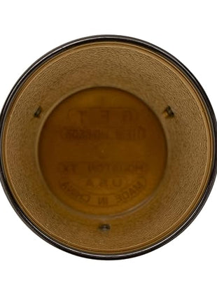 G.E.T. 6605-1-A Heavy-Duty Plastic Restaurant Tumblers, 5 Ounce, Amber (Set of 12)