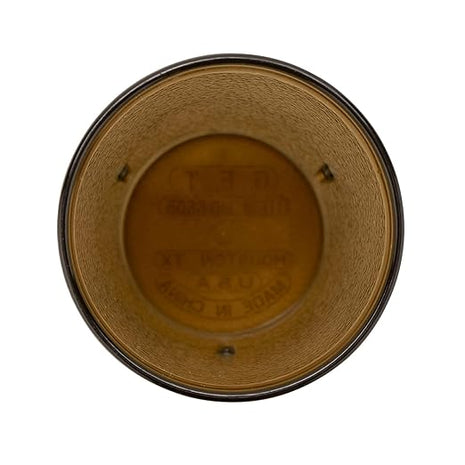 G.E.T. 6605-1-A Heavy-Duty Plastic Restaurant Tumblers, 5 Ounce, Amber (Set of 12)